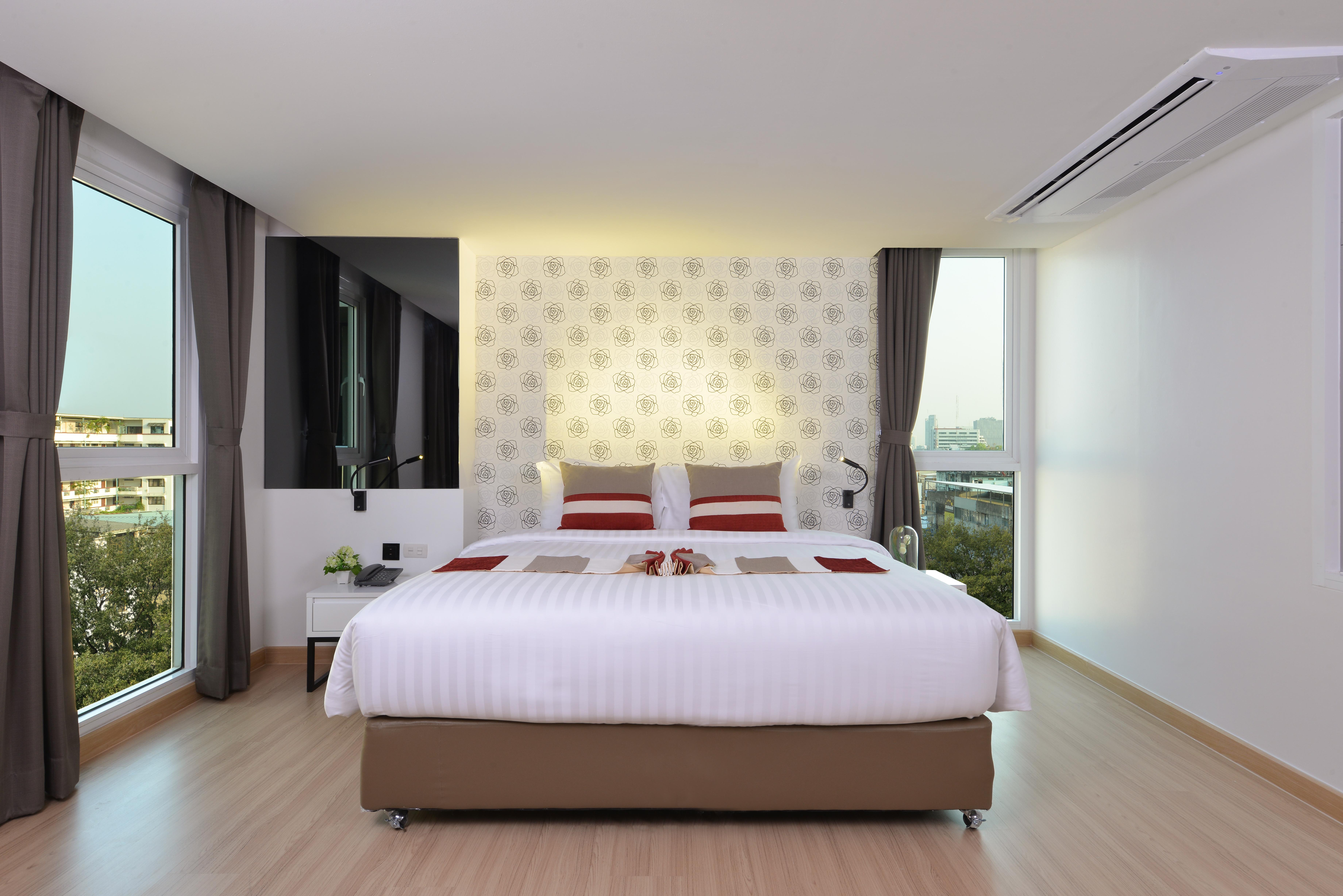 Le D'Tel Bangkok Hotel Eksteriør billede A bedroom